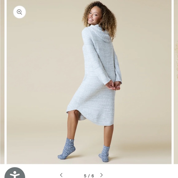 Softies Gray Hooded Sweater Dress - Picture 4 of 5